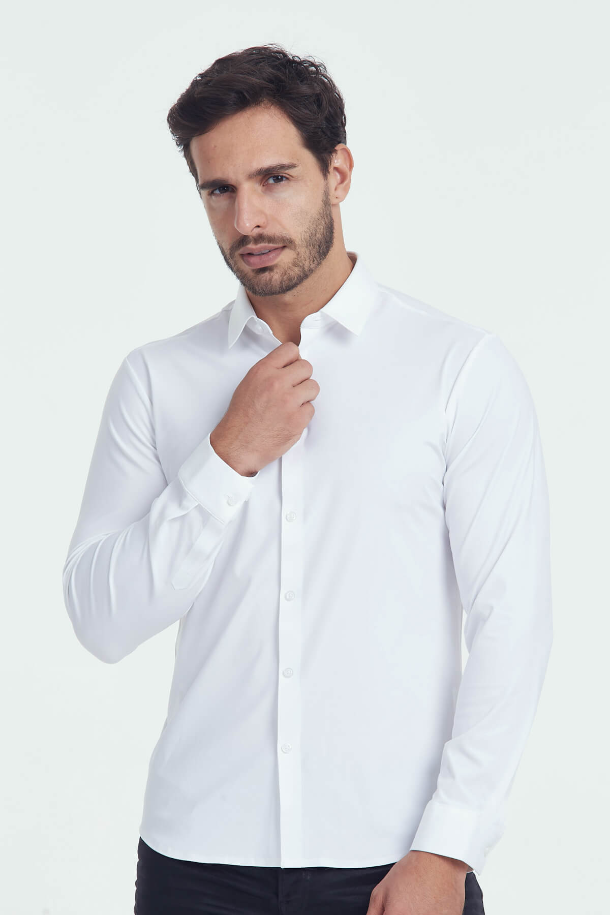Ultra Comfort Dress Shirt Black
