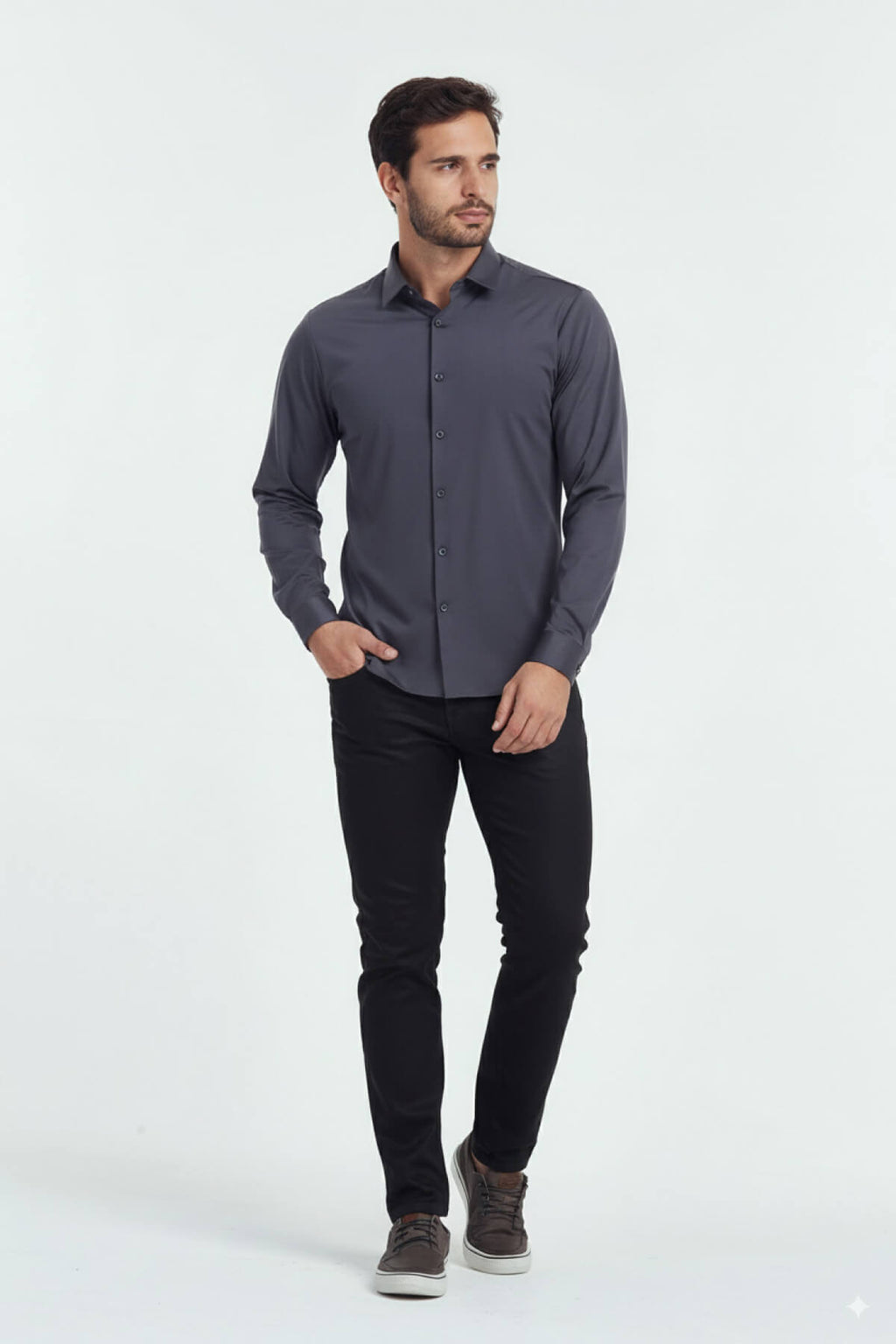 Ultra Comfort Dress Shirt Sky blue