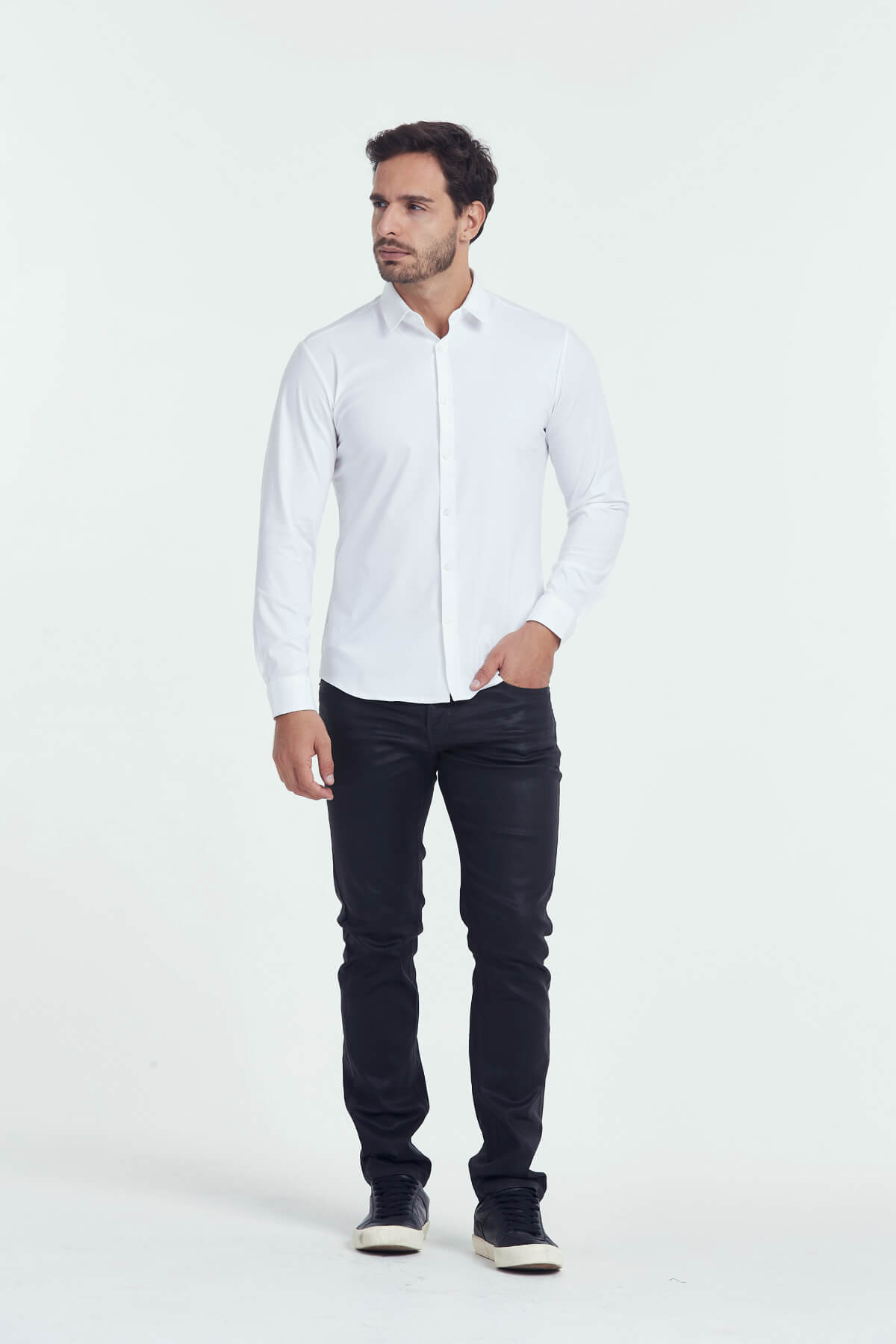 Ultra Comfort Dress Shirt Black