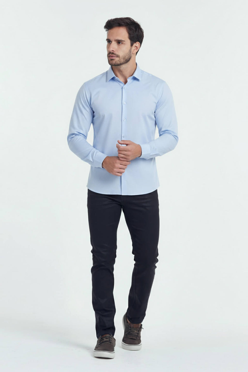 Ultra Comfort Dress Shirt Sky blue